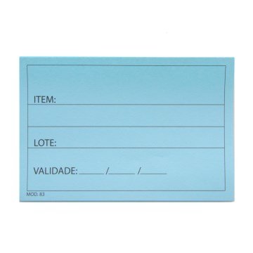 Bloco Modelo 83 Lote Validade 100fls