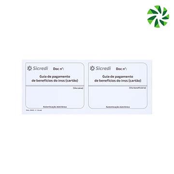 Bloco FSC Pgto Beneficiário INSS Cartão Sicredi PCT 2BL