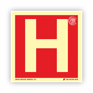 Placa Sinalização Fotoluminescente E7 Hidrante