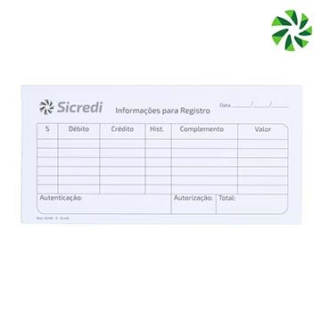 Bloco Sicredi Informações para Registro PCT 2UN