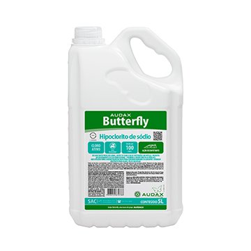 Hipoclorito de Sódio 5% Butterfly 5L | Audax
