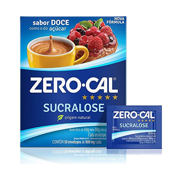 Adoçante Pó Zero Cal Sucralose Sachê 6g CX 50UN