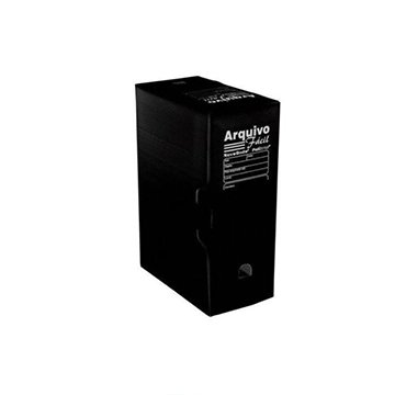 Arquivo Morto Polibras Polionda Preto 36X25X13 com 1UN