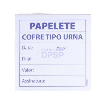 Bloco Cofre Urna DPSP 500fls