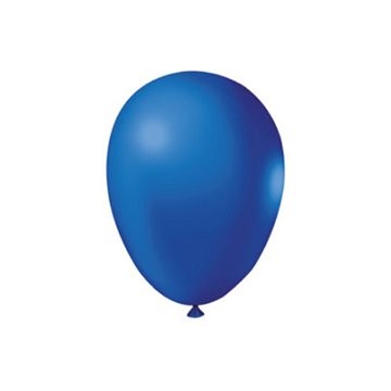 Balao de Latex 7 Premium Azul Royal PCT 50un