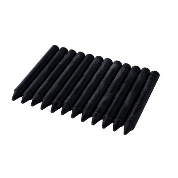 Giz de Cera Giz Sol Estaca Preto 12UN