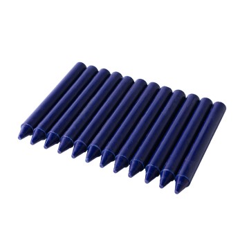 Giz de Cera Giz Sol Estaca Azul 12UN