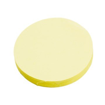 Bloco Adesivo Post-it TCP Circular Pequena Amarelo PCT 50UN