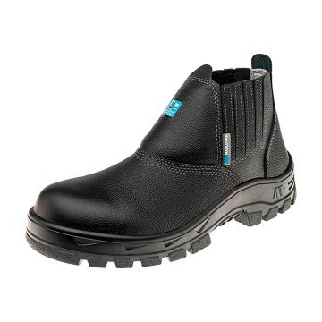 Botina Marluvas 50B19C MEX Preta Elástico Bico Composite 39