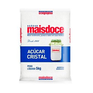 Açúcar Cristal 5Kg Mais Doce