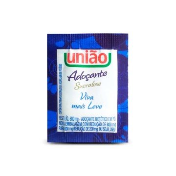 Adoçante Pó União Sucralose Sachê 6g CX 400UN
