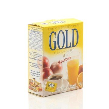Adoçante em Sachê Gold Aspartame 0,8g