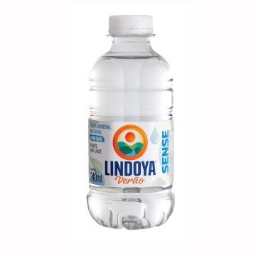 Água Mineral Sem Gás Lindoya Verão Rosa 240ml FD 12un