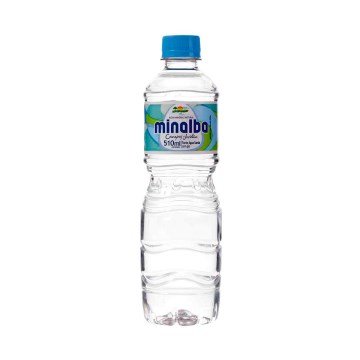 Água Mineral Sem Gás 510ml Fardo com 12 unidades - Minalba