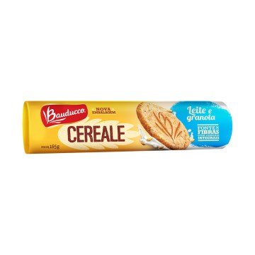 Biscoito Cereale Bauducco Leite 165g