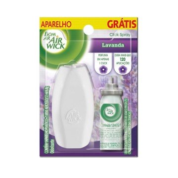 Aparelho + Refil Bom Ar Desodorizador Lavanda 12ml
