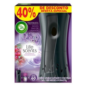 Bom Ar Freshmatic Aparelho + Refil 250ml 40% desc Airwick