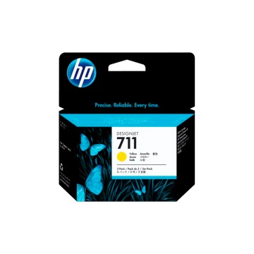 Cartucho HP CZ132AB Amarelo 711