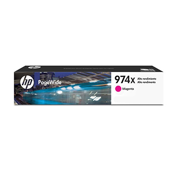 Cartucho HP L0S02AL 974X S Magenta de Alta Sim