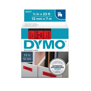 Fita Rotuladora Original Dymo 45017 12mm x 7m PT/VM