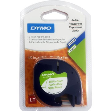 Fita Rotuladora Original Dymo 10697 12mm x 4m PT/BR