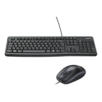 Kit Tecl e Mouse com fio Logitech MK120