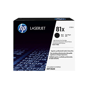 Toner HP CF281XZ 81 25.000 Preto Sim