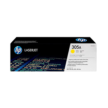 Toner HP CE412AC Amarelo 305 2.600 Sim