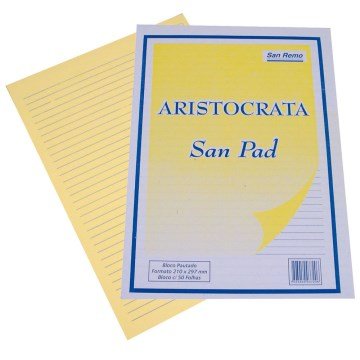 Bloco de Anotações Sanremo San Pad A4 210x297 c/Pauta 50fls