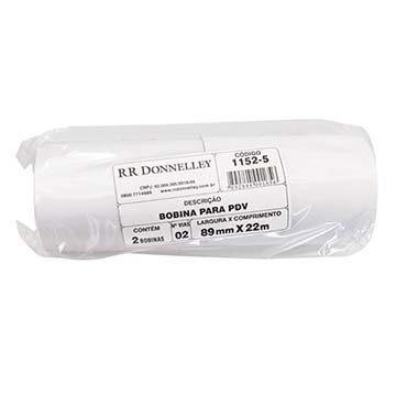 Bobina ECF / PDV 2 vias 89mm x 22m PCT c/2