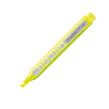 Marca texto Compactor Destaq Amarelo