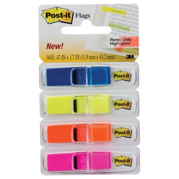 Marcador Adesivo Post-it 3M 11,9x43,2mm Flags Transparente
