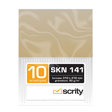 Envelope Saco Scrity Kraft Natural 310x410mm 80g PCT 10UN