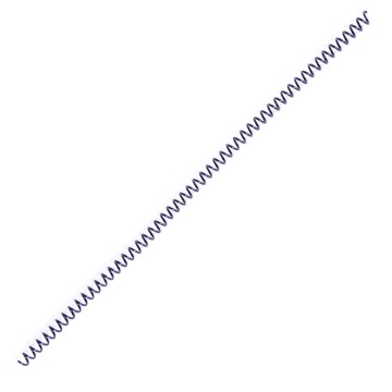 Espiral de Encadernação Plaspiral 7mm Preto PCT 50UN