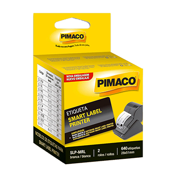 Etiqueta Térmica Pimaco SLP-MRL 28mmx51mm 2RL 640UN