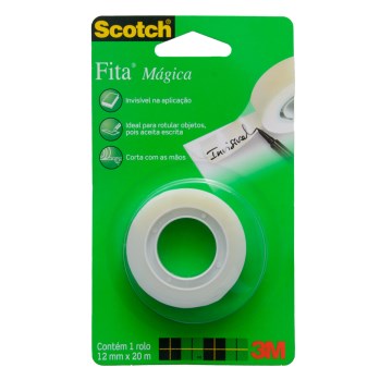 Fita Mágica Scotch 3M 12mmX20m