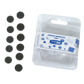 Imã para Quadro Magnético Cortiarte Red. 8mm Graf. PCT 20UN