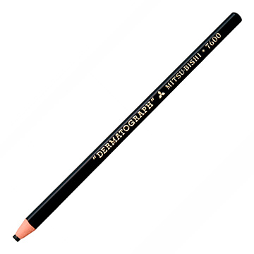 Lápis Dermatográfico Uniball Mitsubishi Preto