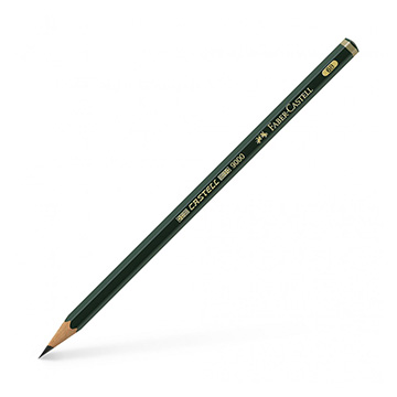 Lápis Grafite Faber Castell 9000 Verde Prof 6B CX 12UN