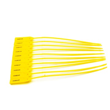Lacre Escada Amarelo 30cm AF Num. Sequencial PCT 100UN