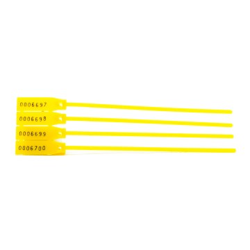 Lacre Escada Amarelo 16cm SAF Num. Sequencial PCT 100UN