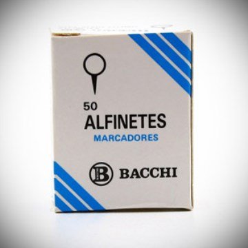 Alfinete para mapa verde escuro c/50