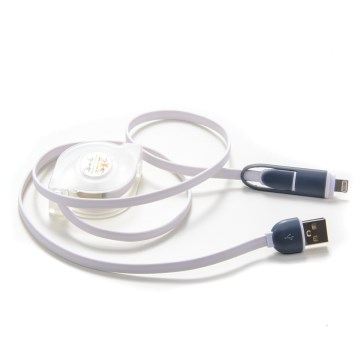 Cabo Retrátil USB 2 em 1