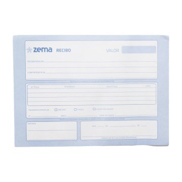 Bloco Recibo Azul Zema 100fls