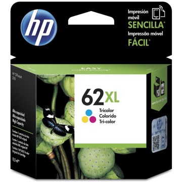 Cartucho HP C2P07AL Color 62XL