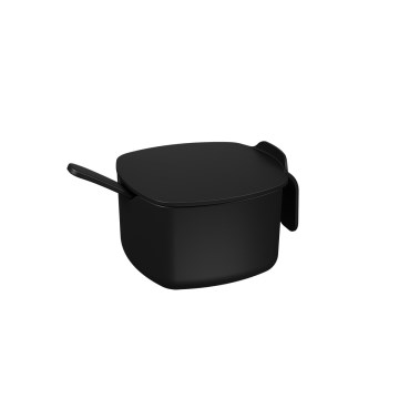 Açucareiro Plástico Coza Preto