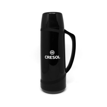 Garrafa Térmica Plástica Cresol 1L Preto