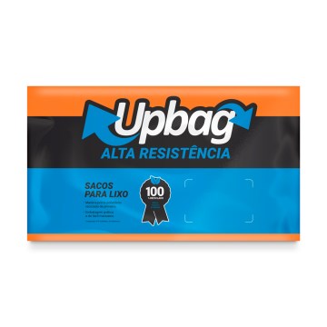 Saco para Lixo Alta Resist Up Bag ABNT Laranja 50L 50UN
