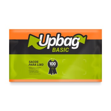 Saco para Lixo Basic Up Bag Laranja 110L 50UN