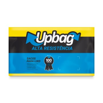 Saco para Lixo Alta Resist Up Bag ABNT Amarelo 240L 50UN